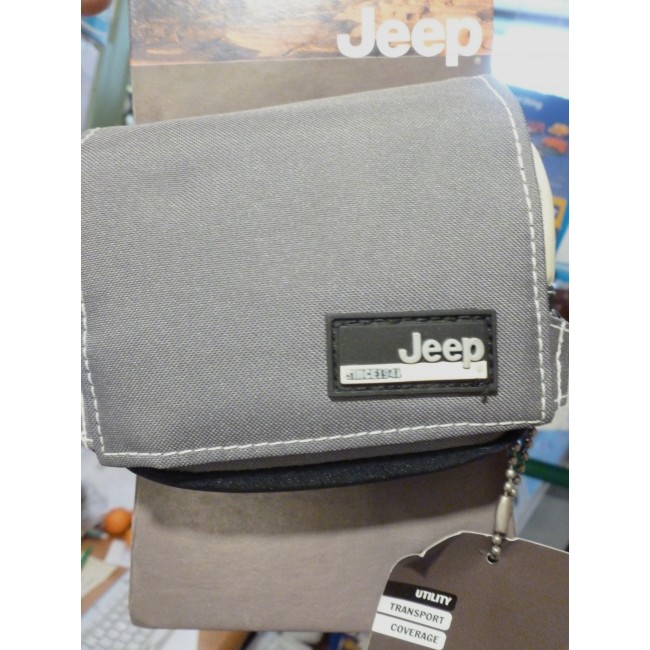 JEEP - BORSINA GRIGIA  PORTA APPARECCHIO FOTOGRAFICO             