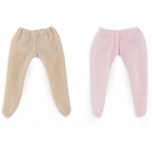 COROLLE-DUE PAIA DI COLLANTS PER BAMBOLA MA COROLLE