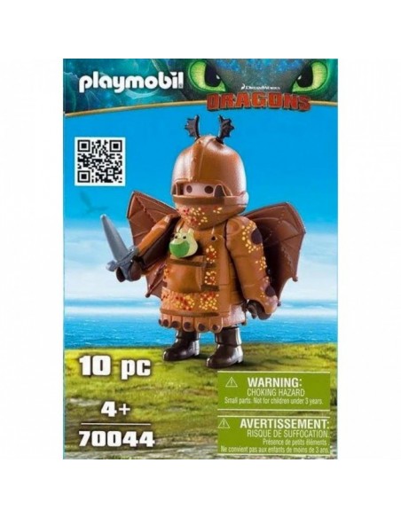 PLAYMOBIL-DRAGONS-GAMBEDIPESCE CON TUTA DA VOLO