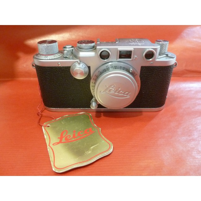 LEICA VINTAGE III F.  - A VITE CON 50 mm. ELMAR e BORSA e SCATOLA