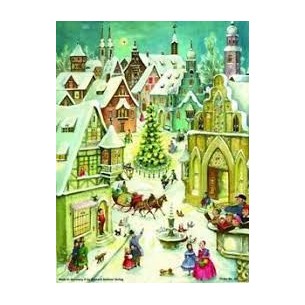 CALENDARIO D'AVVENTO PER NATALE IN CARTA - 