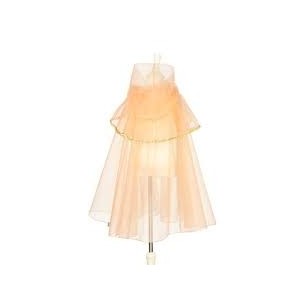 ABITI DI CARNEVALE - MANTELLO ROSA CON PERLE ETA' 8-10 ANNI
