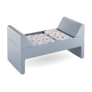 COROLLE-LETTO EVOLUTIVO GRIGIO PER BAMBOLE DA 30 A 42 cm.