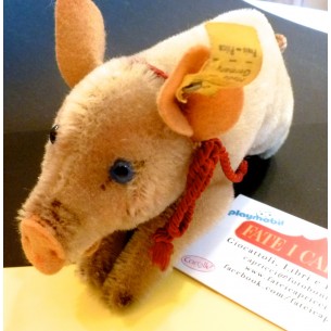 STEIFF PELUCHES VINTAGE - MAIALINO MINIATURA CM. 15 ANNI '50