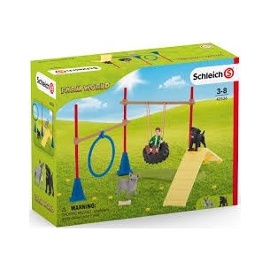SCHLEICH FARM WORD- PERCORSO AGILITY PER CANI