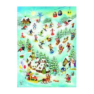 Calendario di Natale di carta