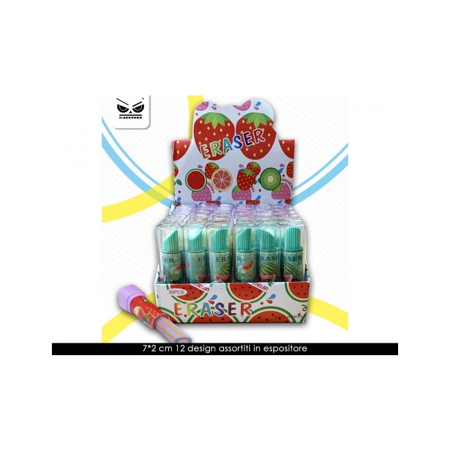 Gomma lip stick fruit design...