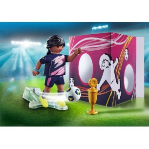 Calciatrice con porta -... 2