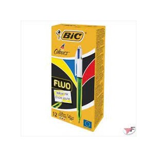 Penna Bic fluo quattro colori 2