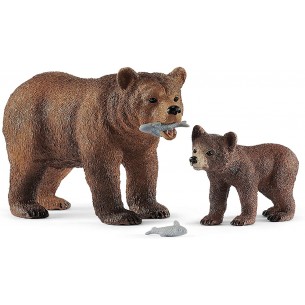 Mamma orsa grizzly con...