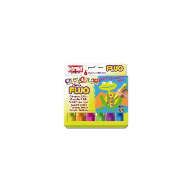 Playcolor Tempera solida fluorescente...