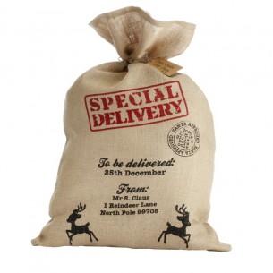 Sacco di Iuta di Babbo Natale