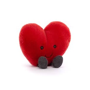 Cuore rosso di peluche 20...