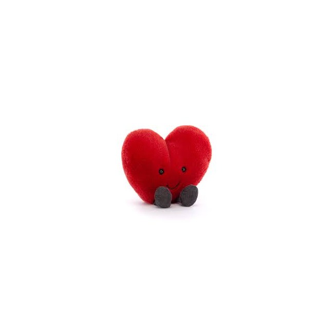 Cuore rosso di peluche 20 cm. JELLYCAT