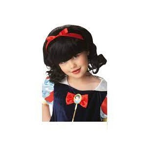 CARNEVALE Parrucca nera con...