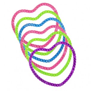 Confezione 6 braccialetti a...