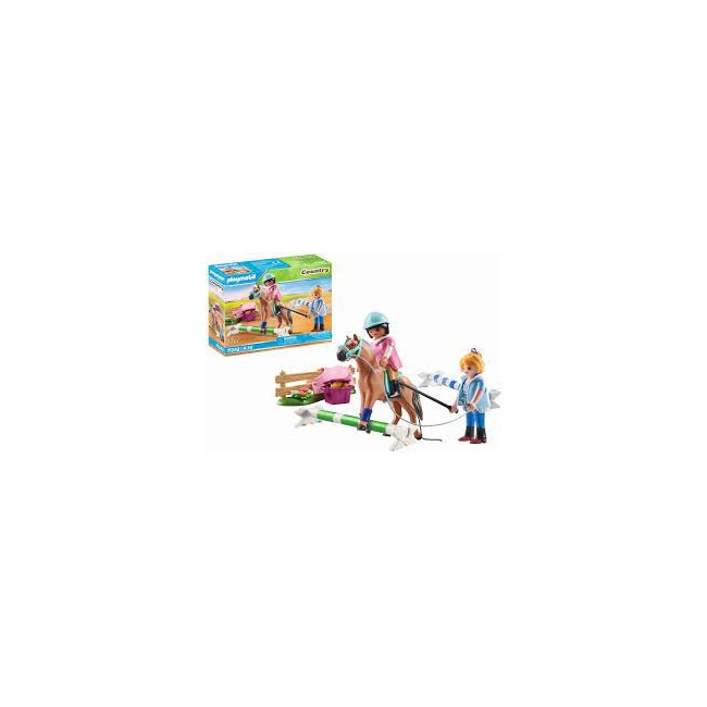 PLAYMOBIL Lezione di equitazione  71242