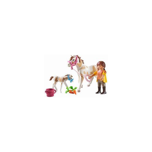 PLAYMOBIL  Ragazza con cavallo e...