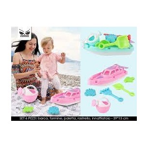 Battello con formine per la...