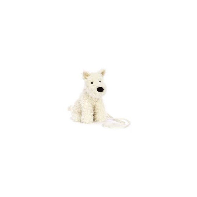 Borsa cane bianco Munro di peluche...