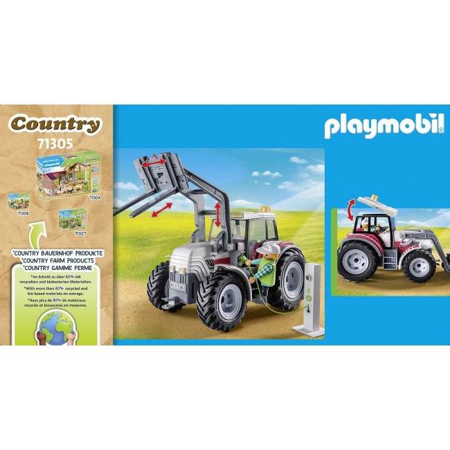 Trattore con accessori agricoli -...