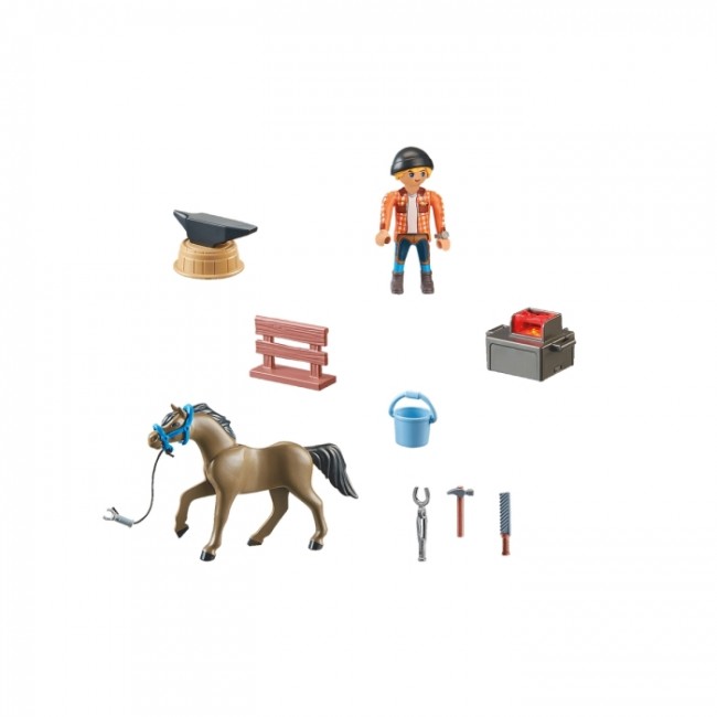 Maniscalco con cavallo - Playmobil 71357