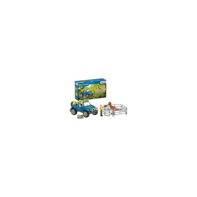 SCHLEICH Dinosauri - Veicolo 4x4 con...