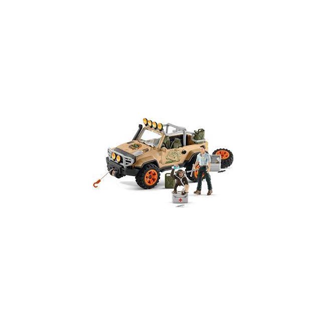 SCHLEICH Wild Life Fuoristrada con...