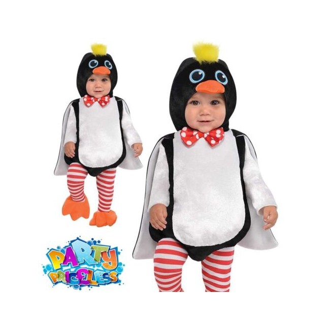 Costume da pinguino per bebè 0-6 mesi...