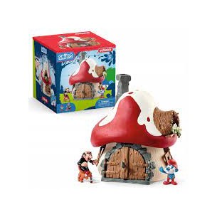 Casa dei Puffi con 2 figure...