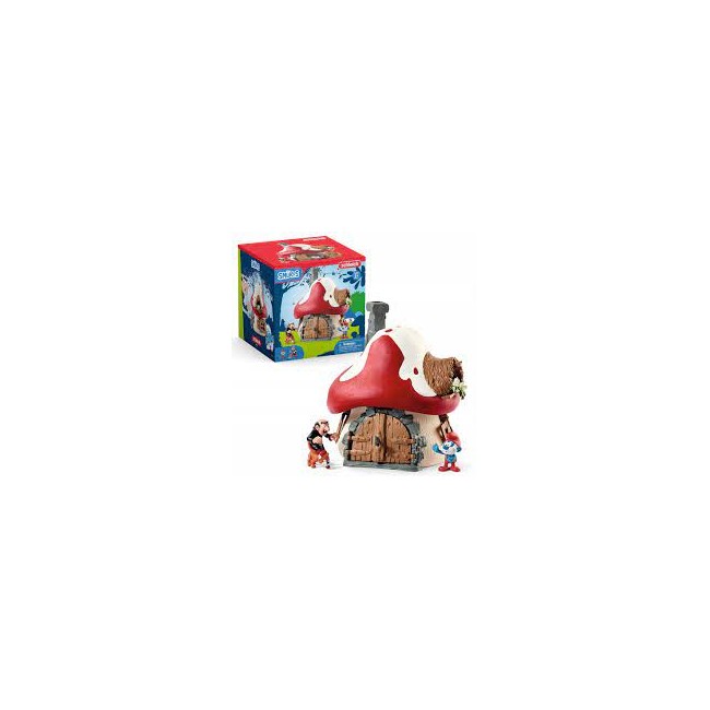 Casa dei Puffi con 2 figure - Schleich