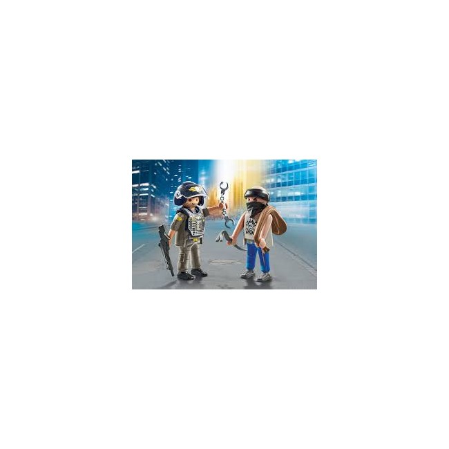 Playmobil Duo pack poliziotto e ladro...