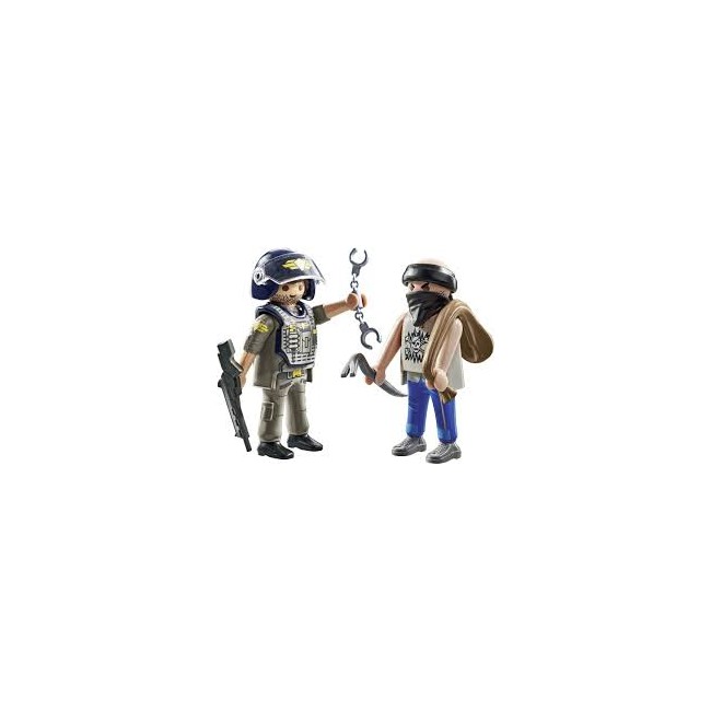 Playmobil Duo pack poliziotto e ladro...