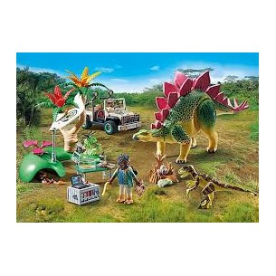 Campo base con Dinosauri...