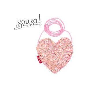 Portamonete cuore rosa con...