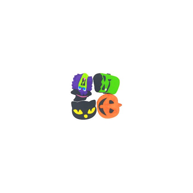 Gomme Halloween 4 pezzi