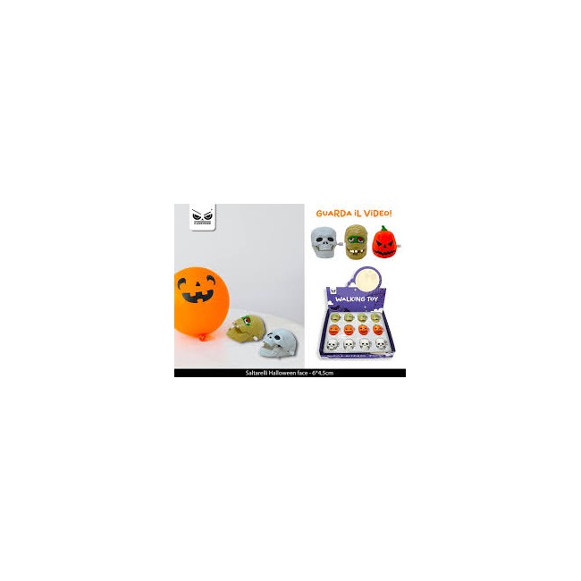Zucca a molla che cammina Halloween