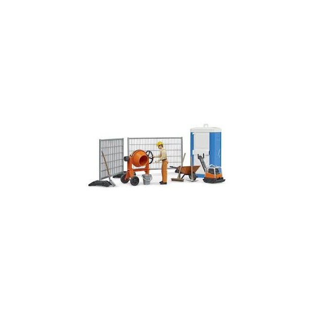 BRUDER ACCESSORI CANTIERE E OPERAIO...