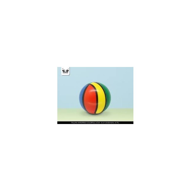 Pallina cm. 6 antistress colorata a...