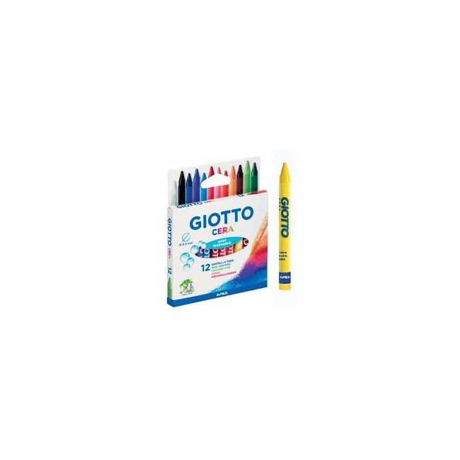 PASTELLI A CERA Giotto 12 colori