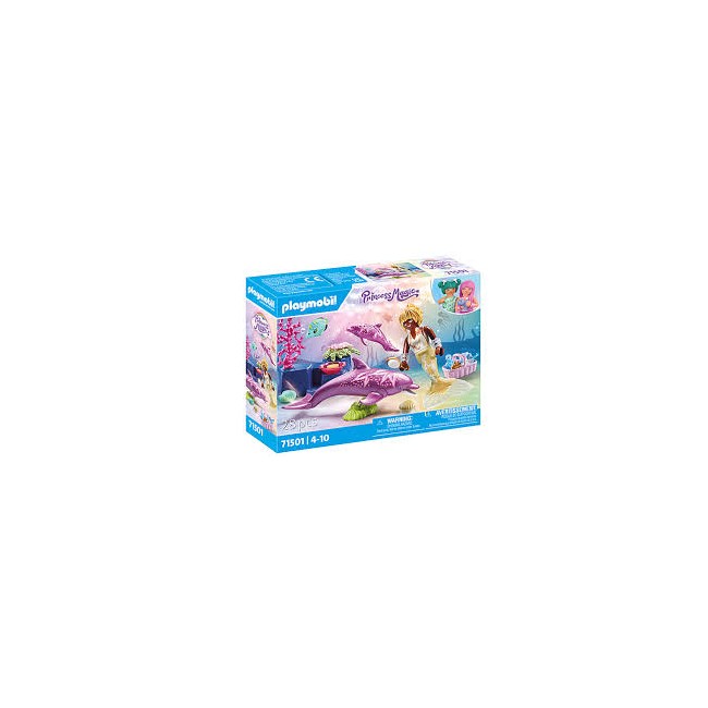 PLAYMOBIL Sirena con delfini 71501