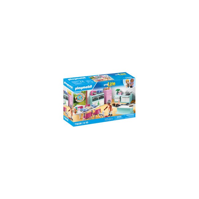 CUCINA con isola Playmobil 71608