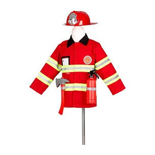 Costume da pompiere dai 4...