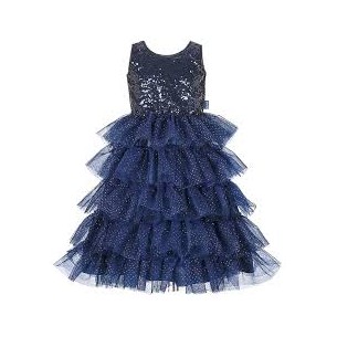 Vestito blu elegante per...