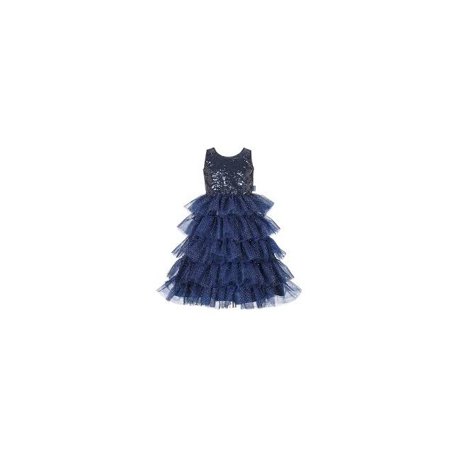 Vestito blu elegante per Carnevale...