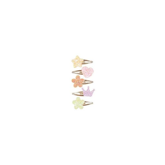 5 Fermagli per capelli multicolore SOUZA