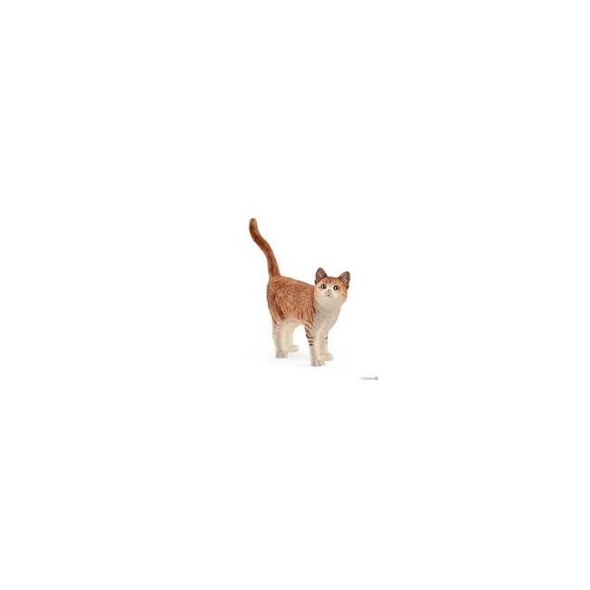 Gatto rosso in piedi Farm World Schleich