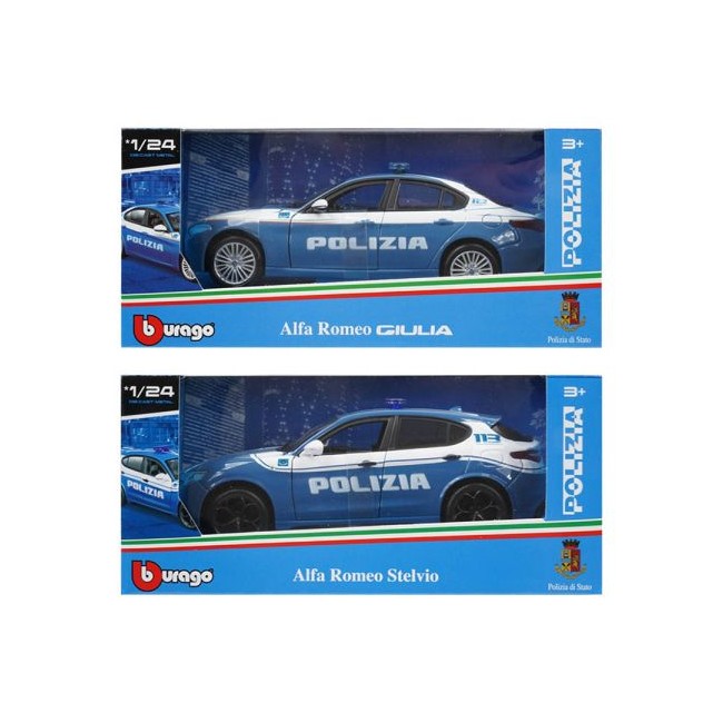 Auto della Polizia scala 1/24 vari...