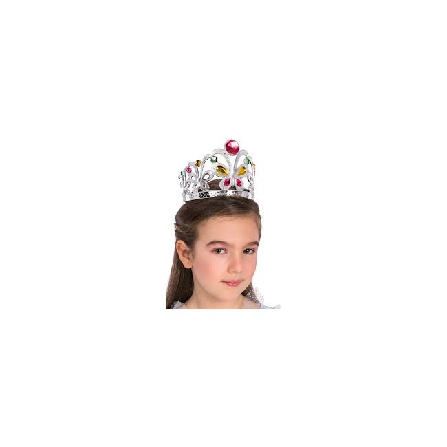 Corona argento con farfalla Carnival...
