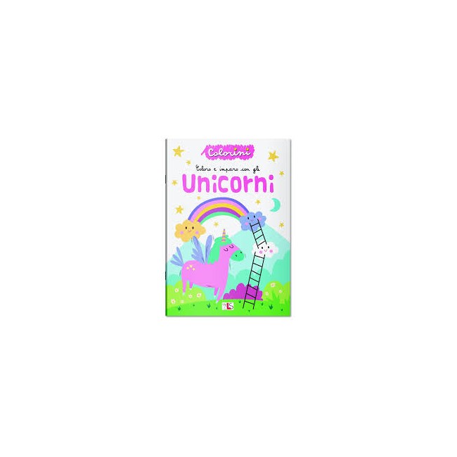 Gli unicorni Coloro e imparo COLORINI